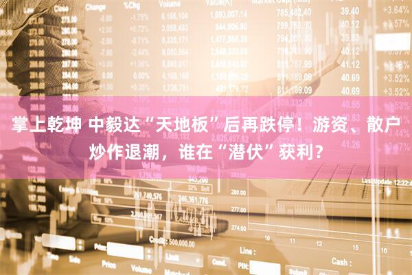 掌上乾坤 中毅达“天地板”后再跌停！游资、散户炒作退潮，谁在“潜伏”获利？